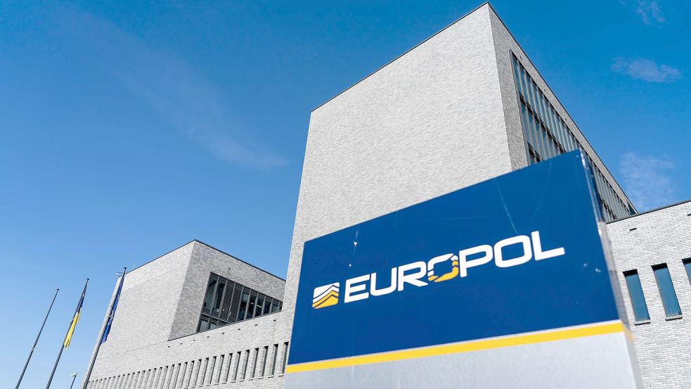 Der Europol-Hauptsitz in Den Haag. Foto: Lampen/ANP/DPA