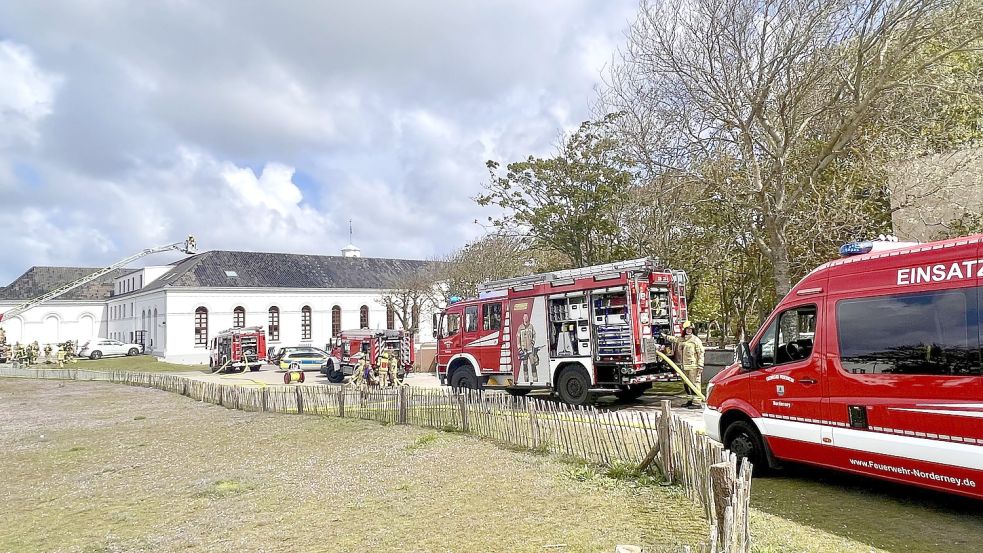 Nach etwa zwei Stunden wurde der Einsatz beendet. Foto: Feuerwehr Norderney