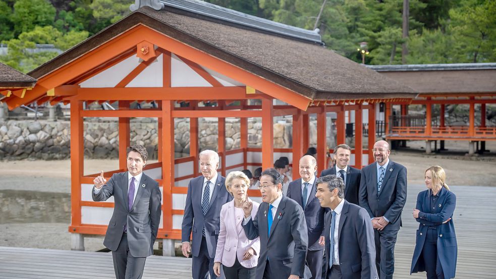 Seit siebzig Jahren schwelt der Konflikt zwischen China und Taiwan. Beim G7-Gipfel in Hiroshima wurde er nun wieder zum zentralen Thema. Foto: dpa/Michael Kappeler