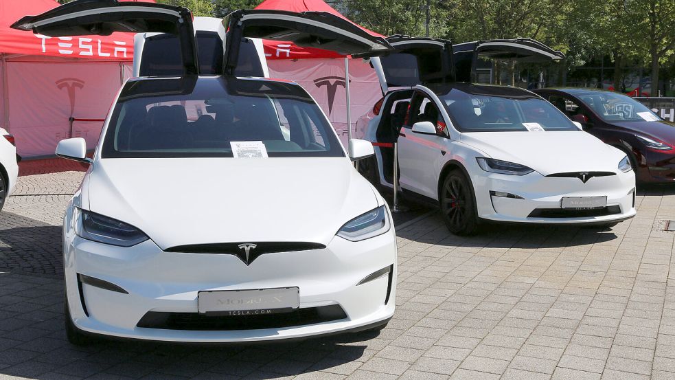 Das Tesla-Model X gibt es in China und in den USA aktuell günstiger. Doch es ist nicht nur der Preis, der sinkt. Foto: imago images/Sebastian Geisler