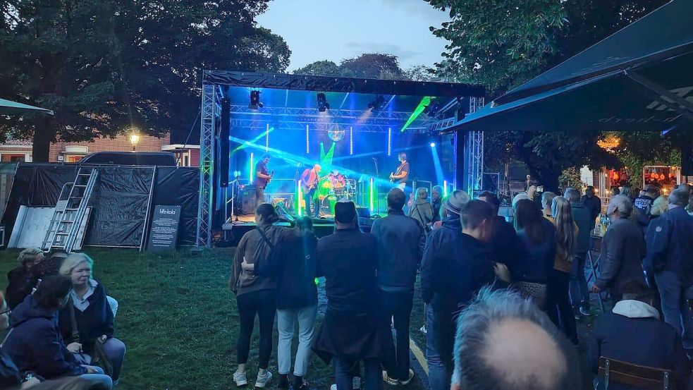 Die Open-Air-Konzerte des Kultursommers im Stadtgarten boten Musik vieler Genres. Foto: Stadt Emden