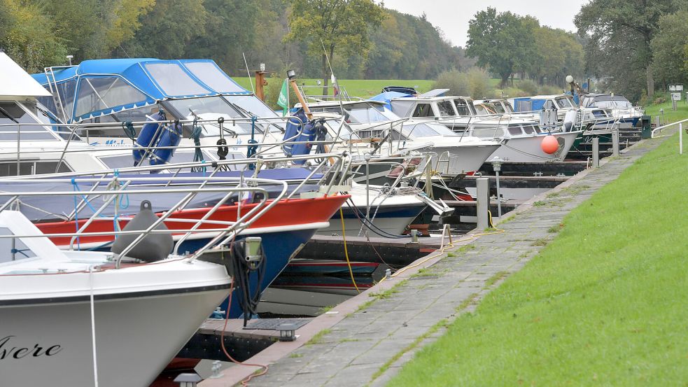 Der Sportboothafen von Wiesens. Hier kommen Boote aus ganz Europa vorbei. Foto: Ortgies