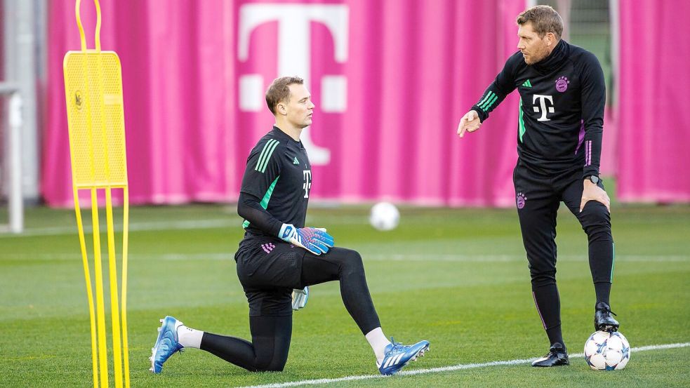 Bayerns Schlussmann Manuel Neuer fällt für das Duell mit Borussia Dortmund aus. Foto: Matthias Balk/dpa