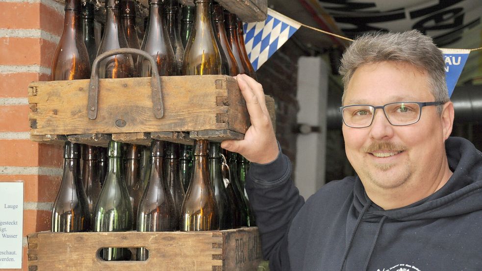 René Krischer legt beim Brauen viel Wert auf Tradition. Das Brauereimuseum ermöglicht seinen Besuchern, in die Geschichte des Bieres einzutauchen.