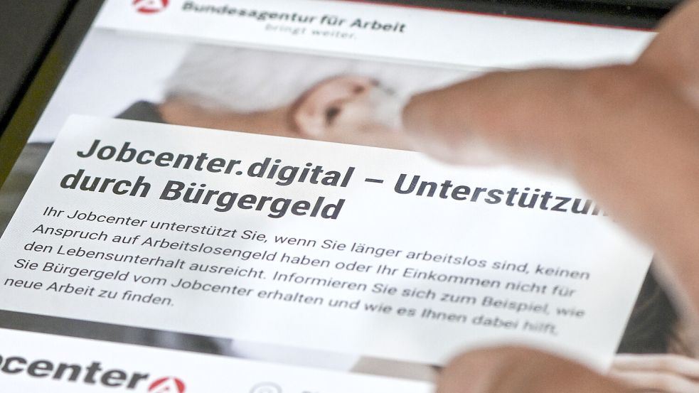 Die Beantragung des Bürgergeldes soll einfacher und digitaler werden. Foto: dpa/Jens Kalaene