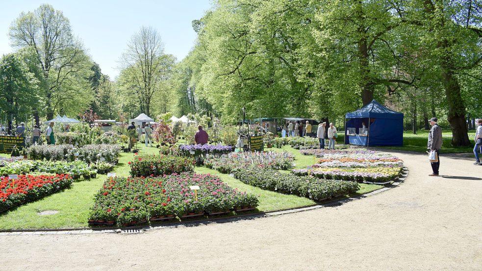 Am 4. und 5. Mai ist Frühlingsmarkt im Park der Evenburg. Foto: Landkreis Leer