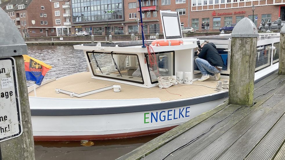 Das neue Hafenboot „Engelke“ fährt vollelektrisch. Der Prototyp aber leidet aktuell noch an ein paar „Kinderkrankheiten“. Foto: Schuurman/Archiv