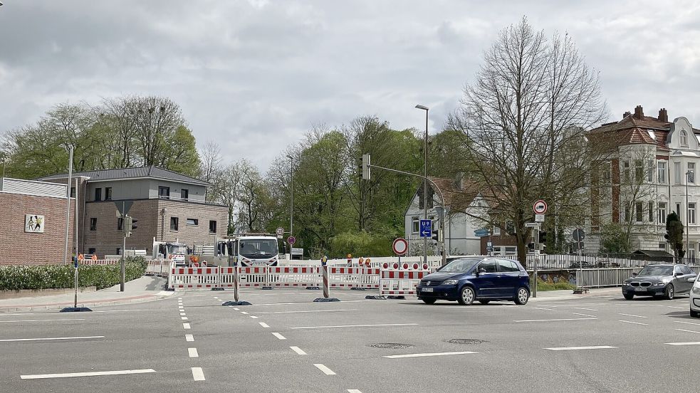 Seit dem 15. April 2024 war die Wolthuser Straße ab der Lindenhof-Kreuzung bis zum Filkuhlweg voll gesperrt. Foto: Schuurman/Archiv