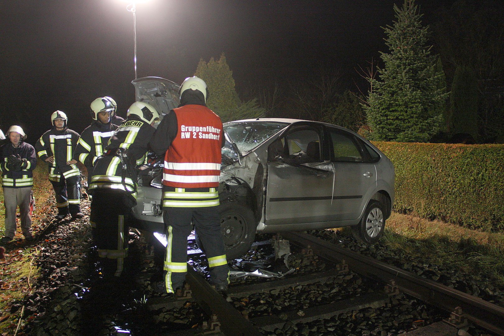 Ein Leichtverletzter nach Zugunfall in Aurich - Bild 1