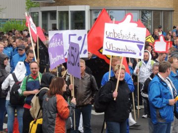Protestkundgebung bei VW in Emden - Bild 2