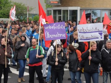 Protestkundgebung bei VW in Emden - Bild 3