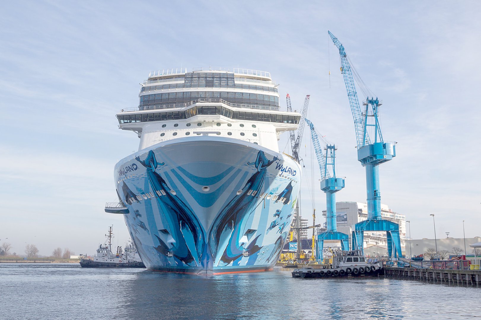 Papenburg: "Norwegian Bliss" ausgedock - Bild 1