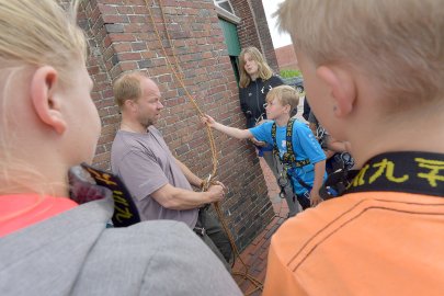 Abseilaktion an der Holtlander Mühle - Bild 2