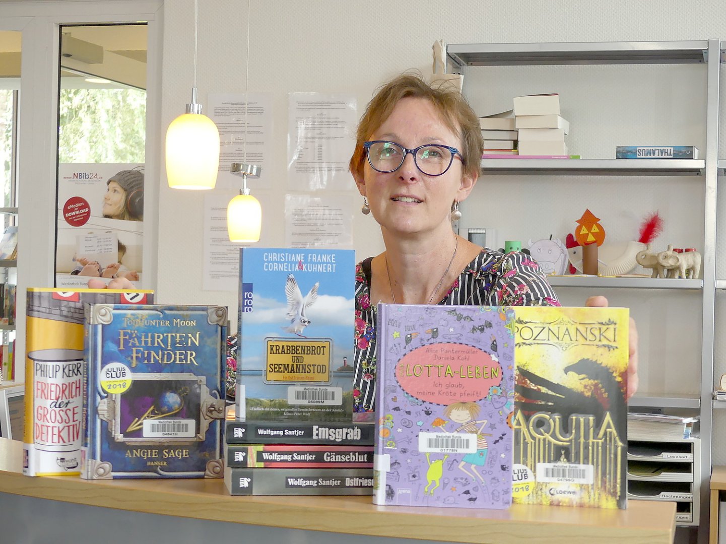 Neue Leiterin der Mediothek Bunde - Bild 1