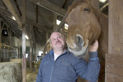 Uttumer Pferdehofbesitzer Burkhard Trauernicht hat es voll erwischt - Bild 2