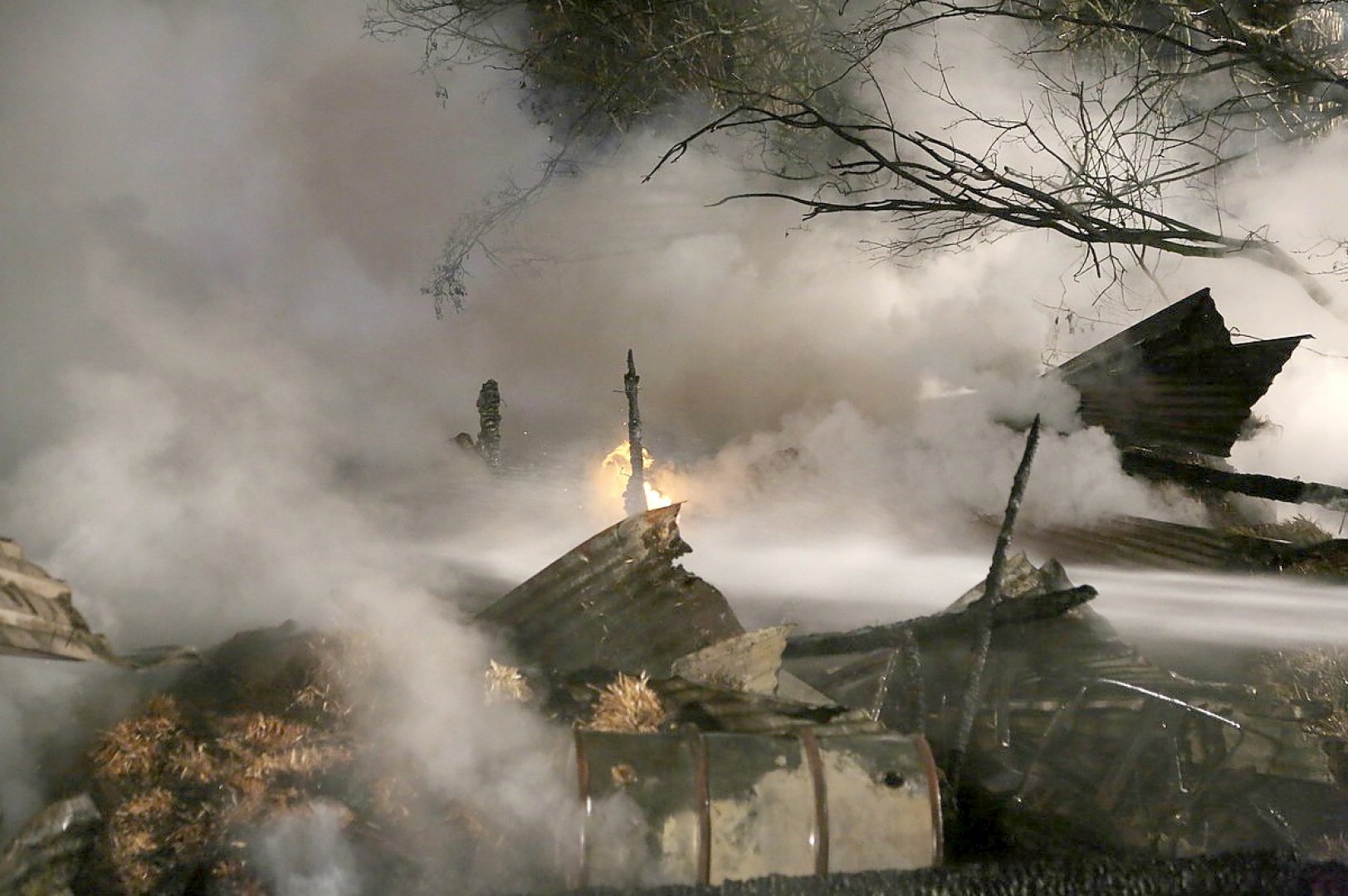 Schuppenbrand in Arle - Bild 1