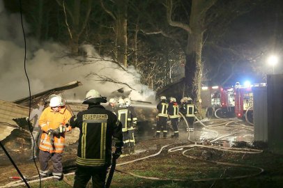 Schuppenbrand in Arle - Bild 4
