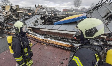 Brand in Lidl-Markt in Aurich - Bild 3