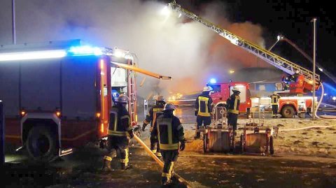 Brand in Lidl-Markt in Aurich - Bild 8