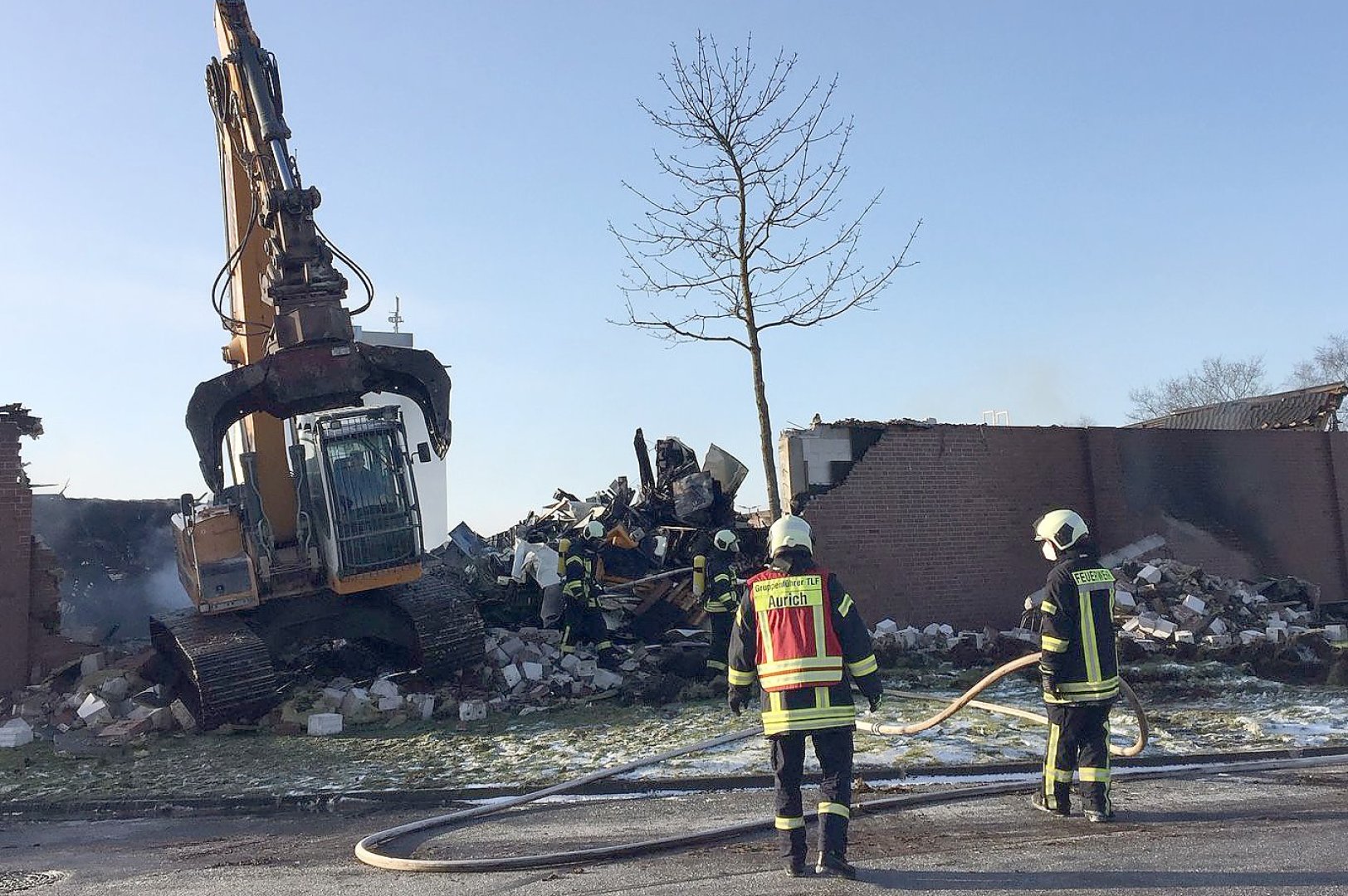 Brand in Lidl-Markt in Aurich - Bild 12
