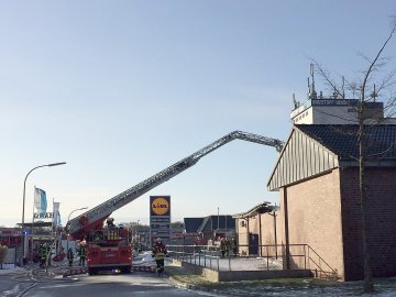 Brand in Lidl-Markt in Aurich - Bild 13