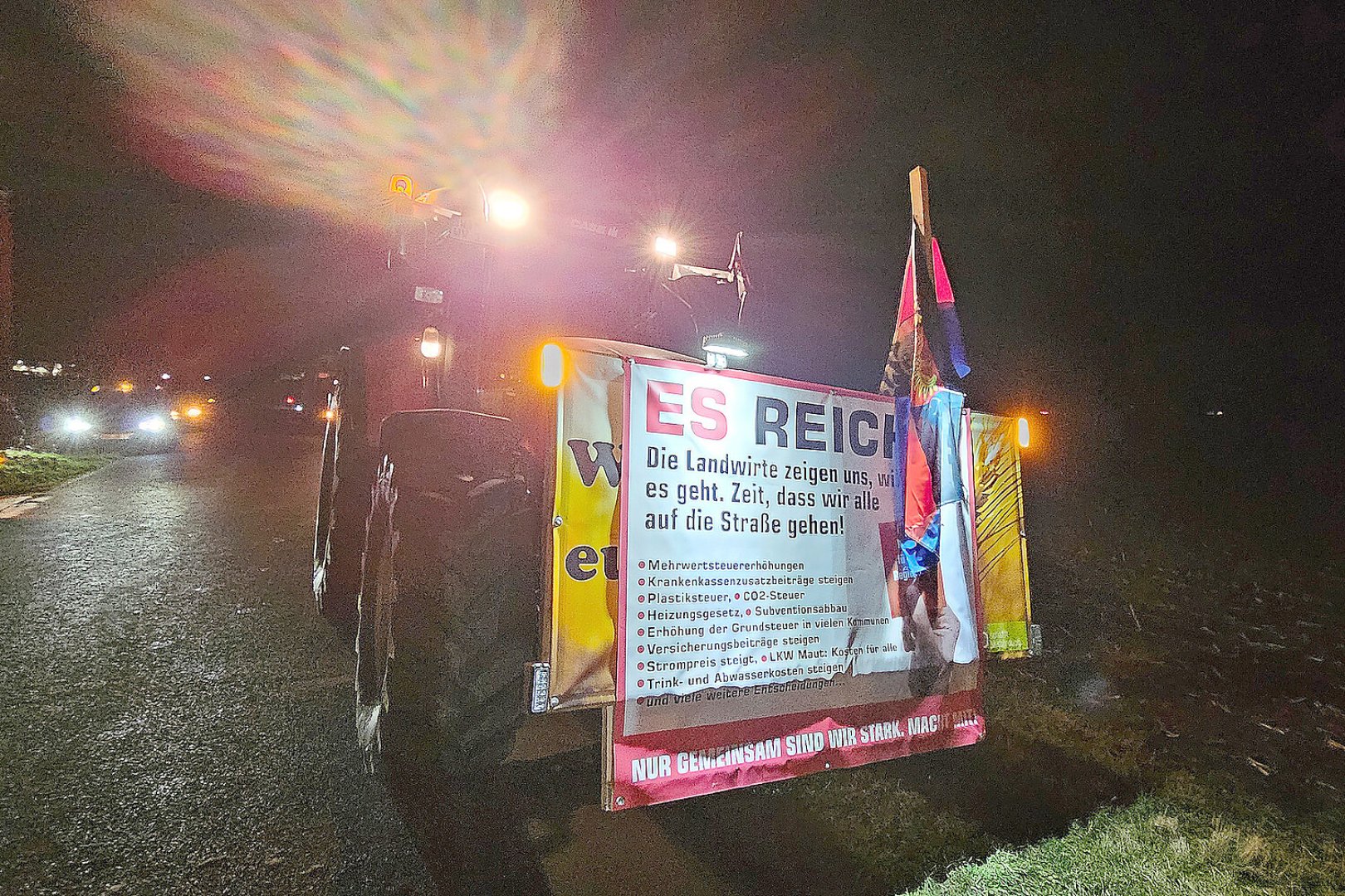 Proteste in Nortmoor - Bild 1