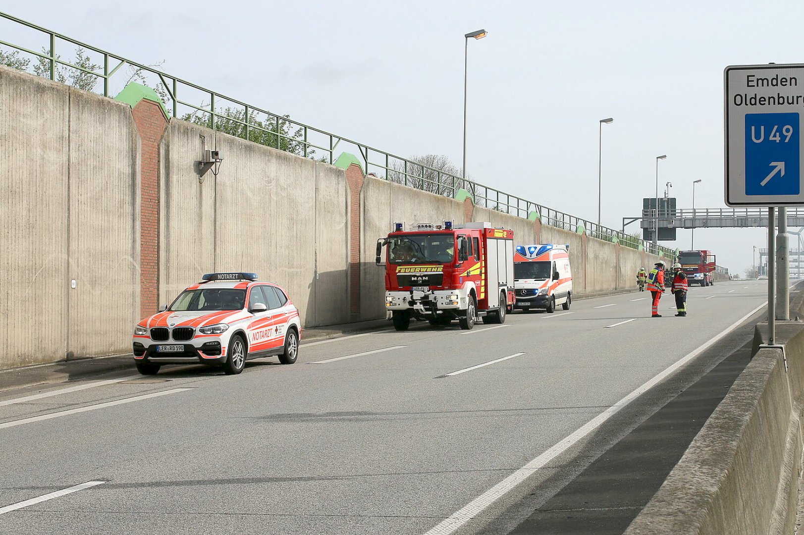 So lief die Übung im Emstunnel - Bild 1