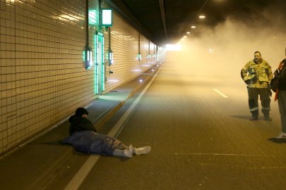 So lief die Übung im Emstunnel - Bild 2