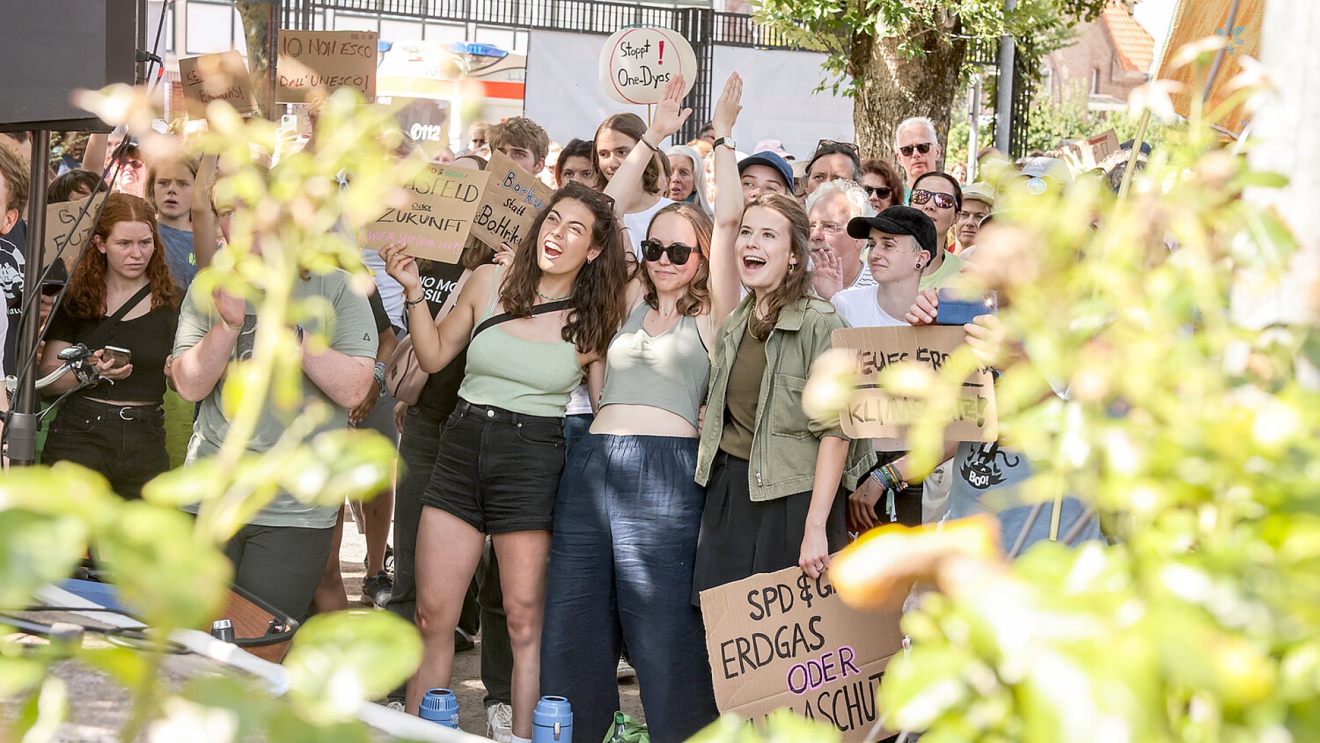 Demonstration auf Borkum gegen Erdgasprojekt  - Bild 5