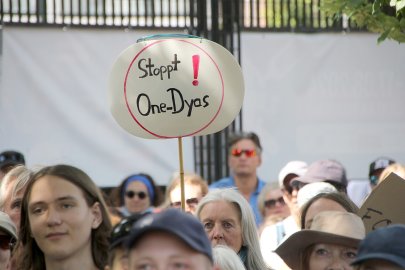 Demonstration auf Borkum gegen Erdgasprojekt  - Bild 7