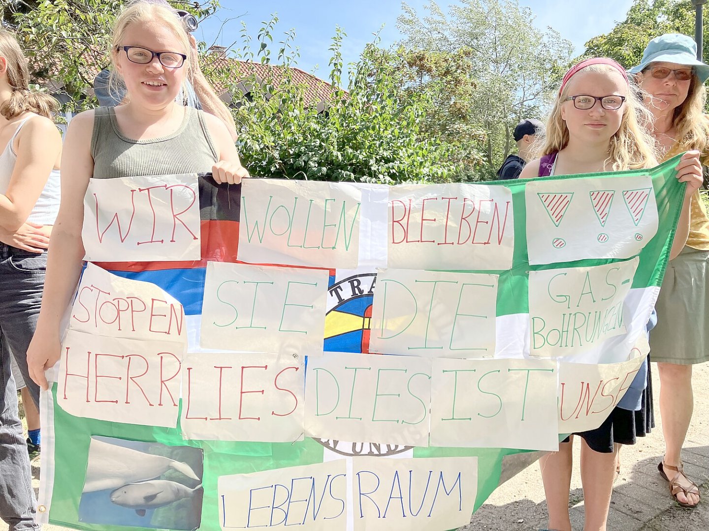 Demonstration auf Borkum gegen Erdgasprojekt  - Bild 13