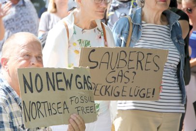 Demonstration auf Borkum gegen Erdgasprojekt  - Bild 15