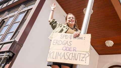 Demonstration auf Borkum gegen Erdgasprojekt  - Bild 17