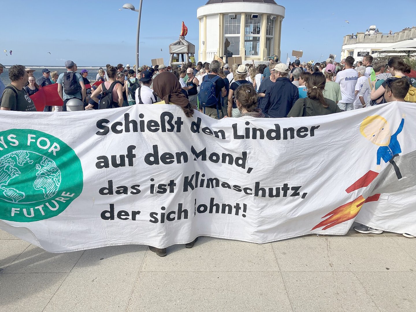 Demonstration auf Borkum gegen Erdgasprojekt  - Bild 25