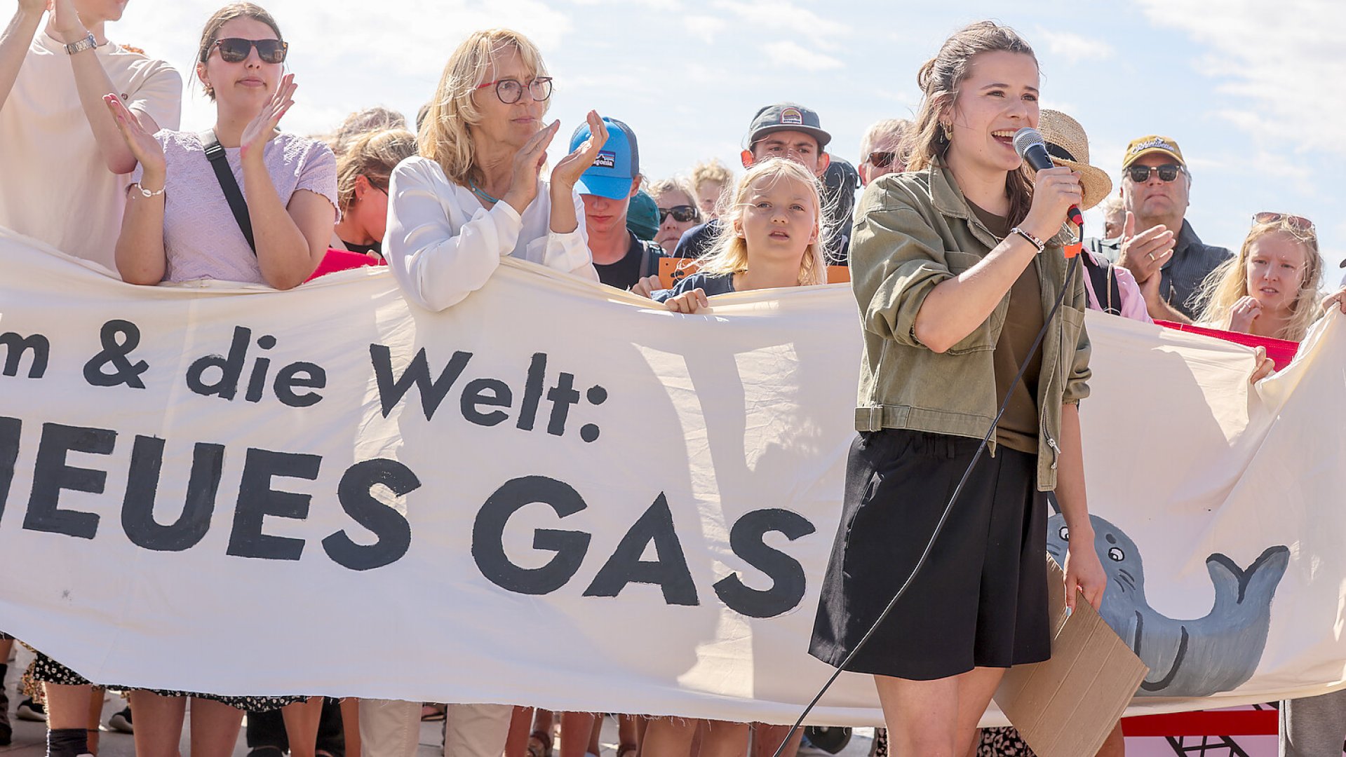 Demonstration auf Borkum gegen Erdgasprojekt  - Bild 29