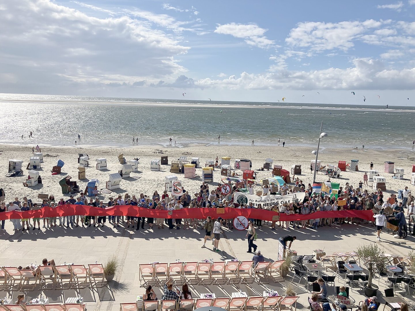 Demonstration auf Borkum gegen Erdgasprojekt  - Bild 30