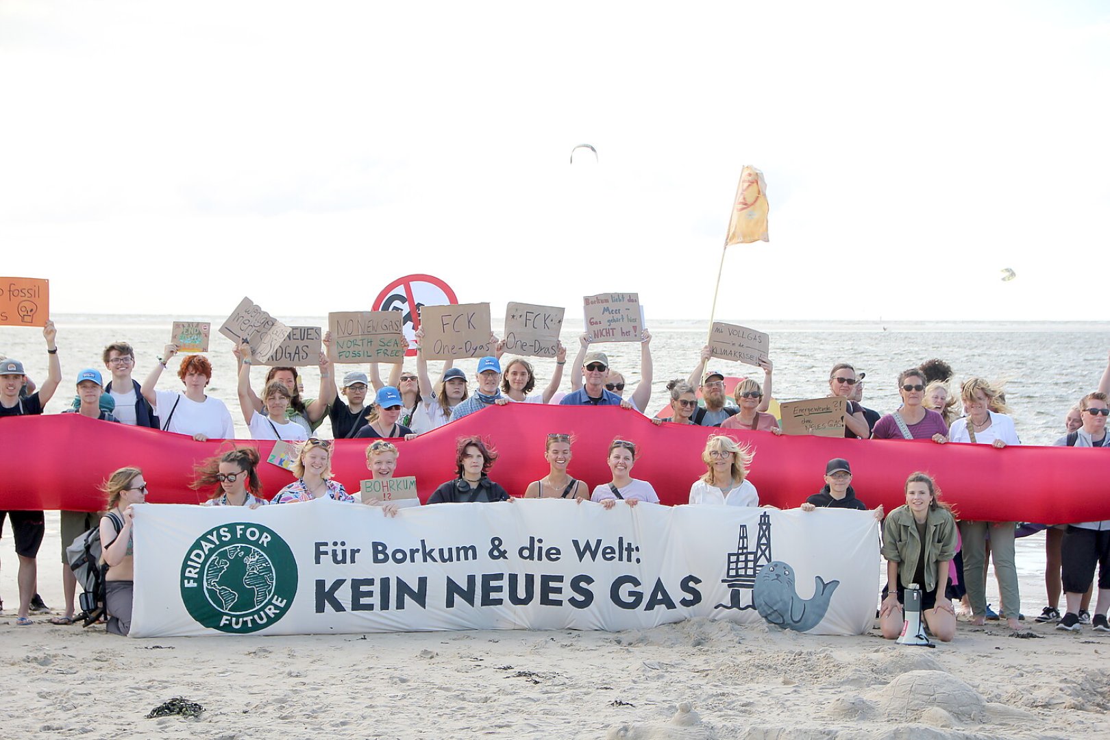 Demonstration auf Borkum gegen Erdgasprojekt  - Bild 31