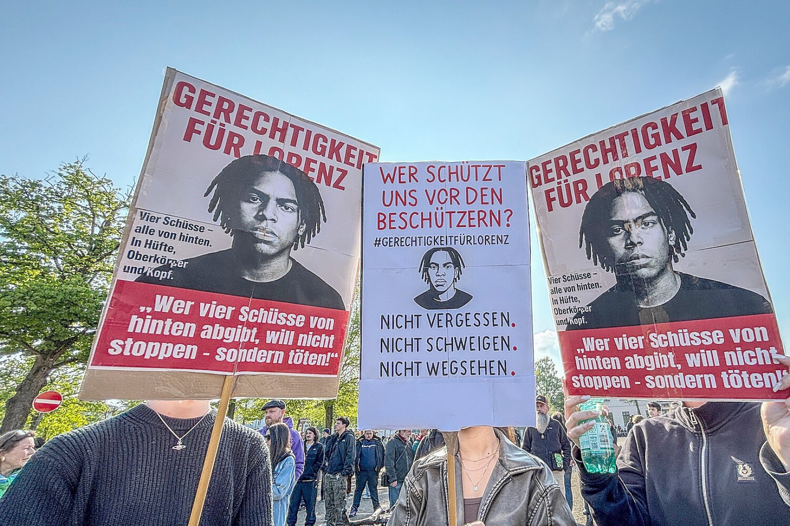 Demo „Gerechtigkeit für Lorenz“ - Bild 1
