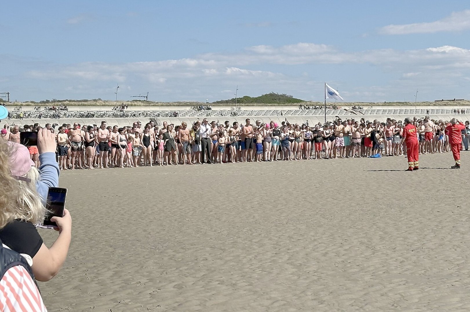 Anschwimmen auf Borkum - Bild 1