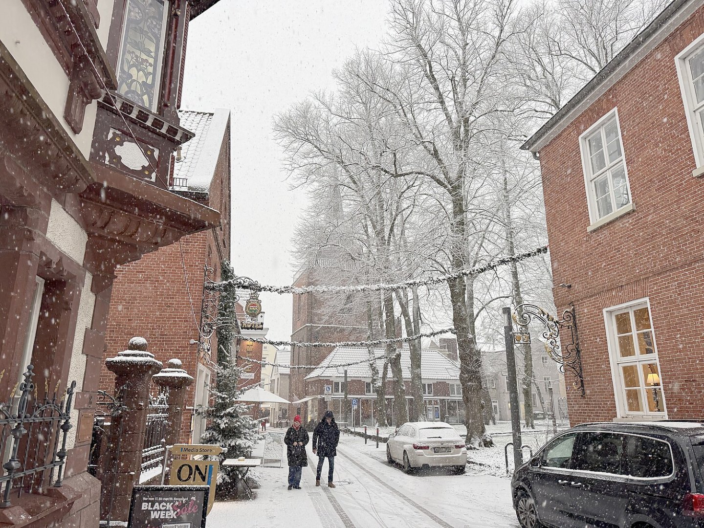 Schnee in Ostfriesland - Bild 1