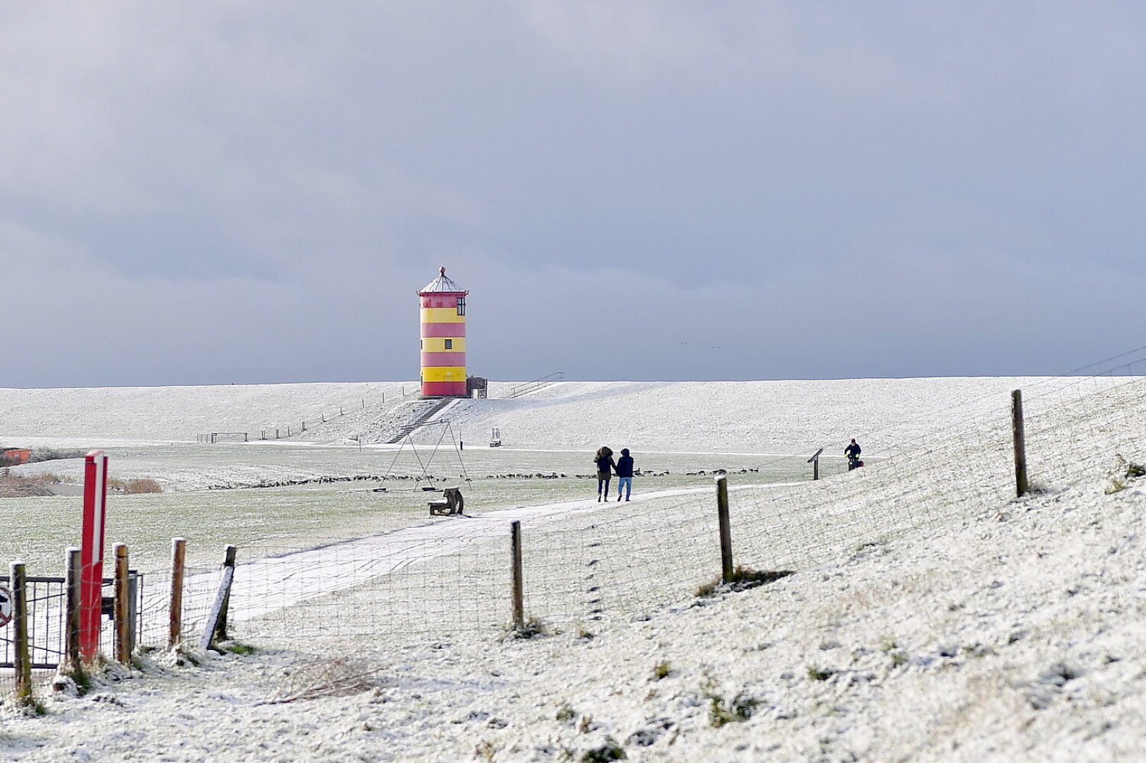 Schnee in Greetsiel und Pilsum - Bild 1
