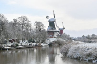Schnee in Greetsiel und Pilsum - Bild 2