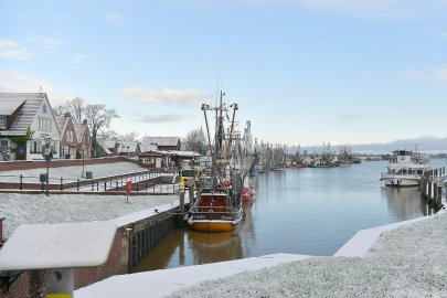 Schnee in Greetsiel und Pilsum - Bild 4