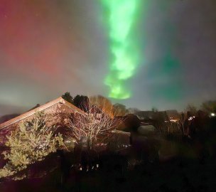 Polarlichter am Himmel über Ostfriesland - Bild 2