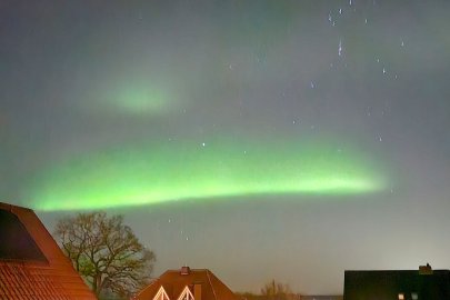 Polarlichter am Himmel über Ostfriesland - Bild 3