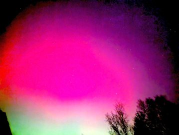 Polarlichter am Himmel über Ostfriesland - Bild 9