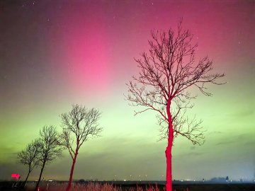 Polarlichter am Himmel über Ostfriesland - Bild 29