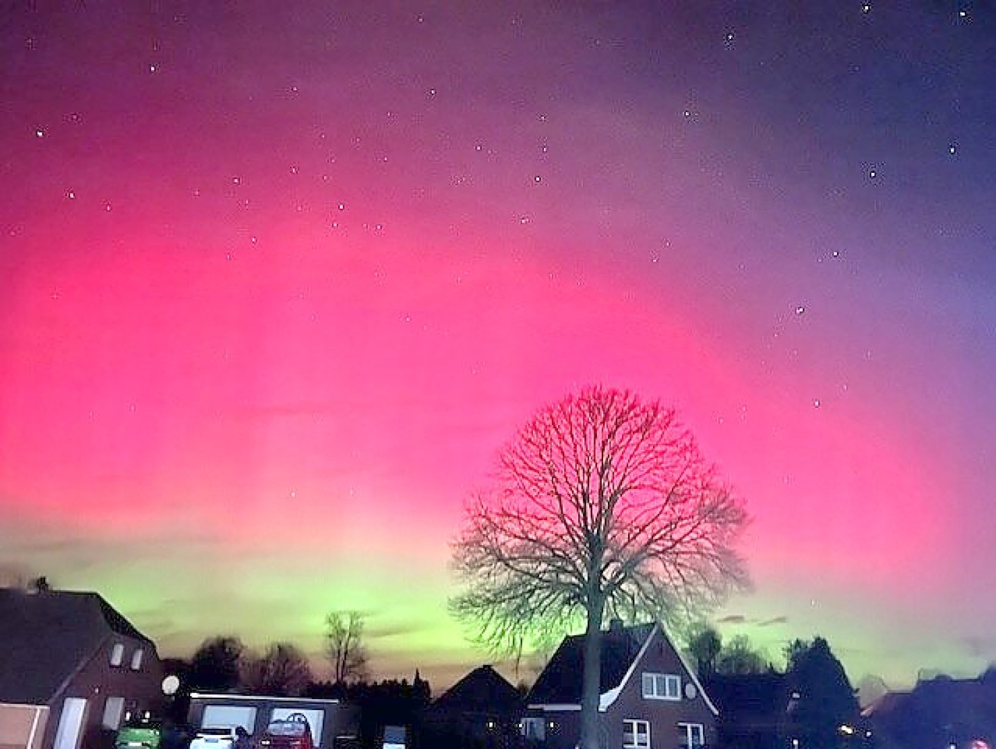 Polarlichter am Himmel über Ostfriesland - Bild 2