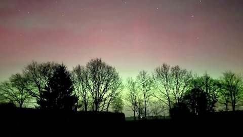 Polarlichter am Himmel über Ostfriesland  - Bild 4