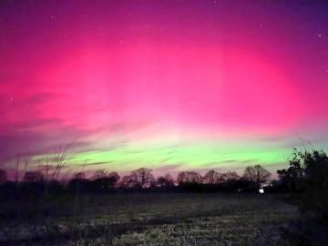 Polarlichter am Himmel über Ostfriesland  - Bild 21